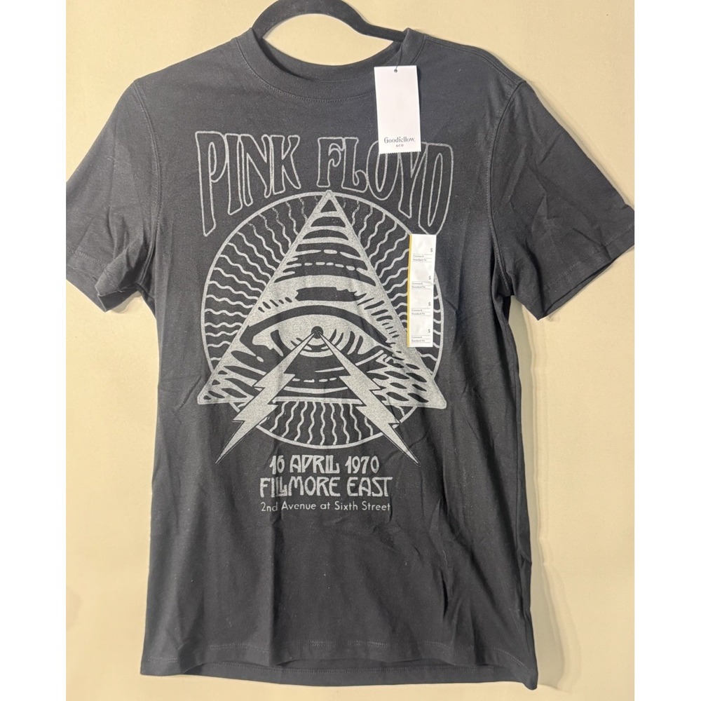 Goodfellow & Co Men's Pink Floyd Black Graphic T-Shirt Size Small NWT